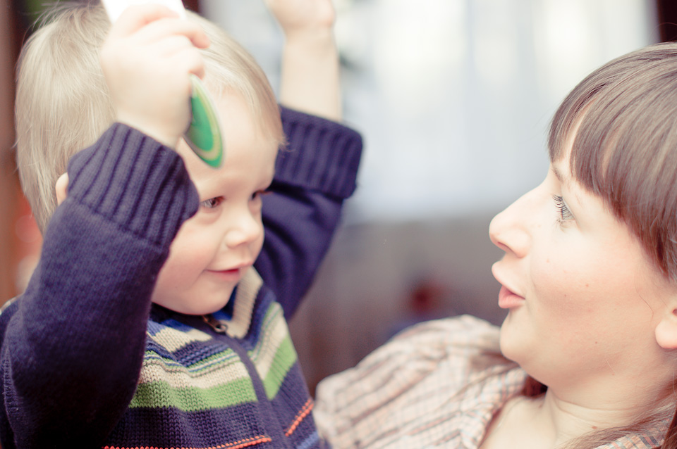 Вооооооот таким большим буду. C тетей Аней